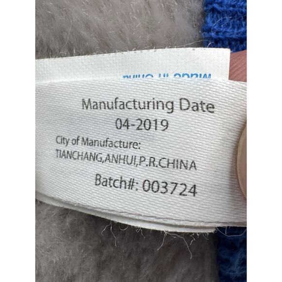 SeaWorld Rescue Manatee Plush in Blue Hoodie 9 Inch Stuffed Animal Sea World - Picture 10 of 10